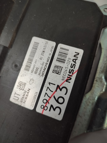 Блок електронного управління 237036RA3A NISSAN