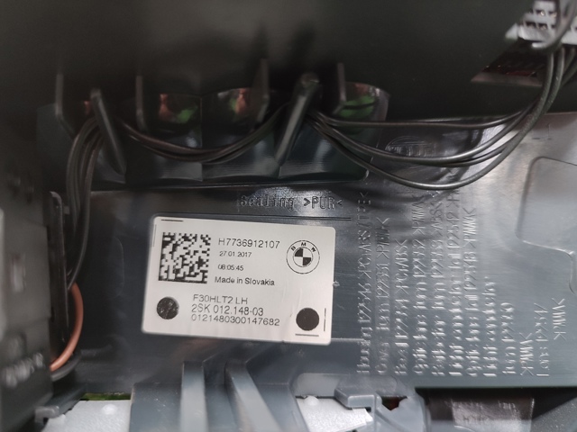 Ліхтар задній лівий, внутрішній 63217369121 BMW