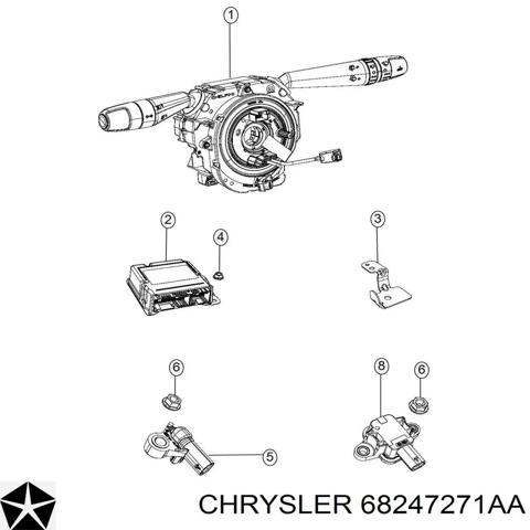Датчик подушки безпеки 68247271AA CHRYSLER