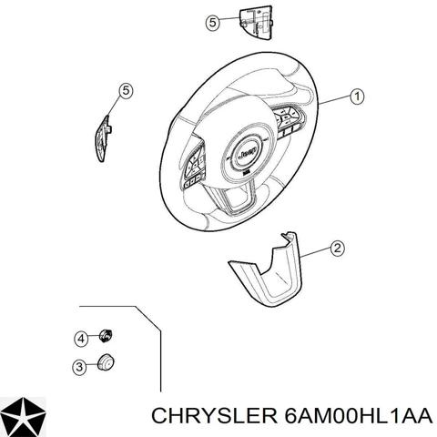 Руль 6AM00HL1AA CHRYSLER