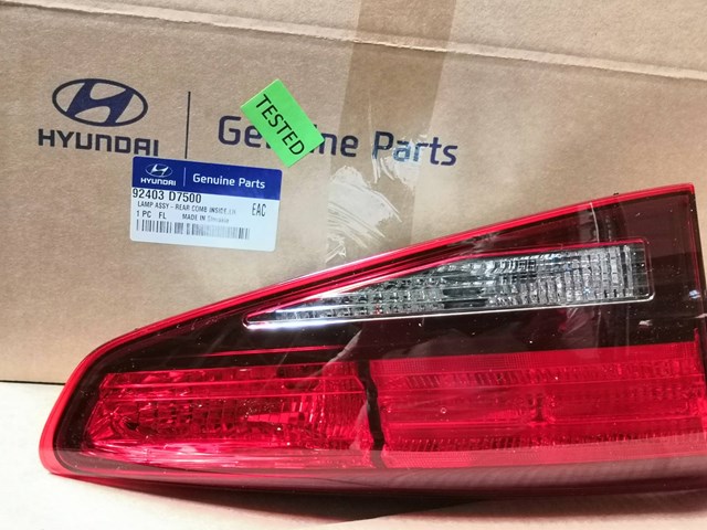 Ліхтар задній лівий, внутрішній 92403D7500 HYUNDAI
