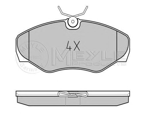 Тормозні колодки 0252309918PD MEYLE