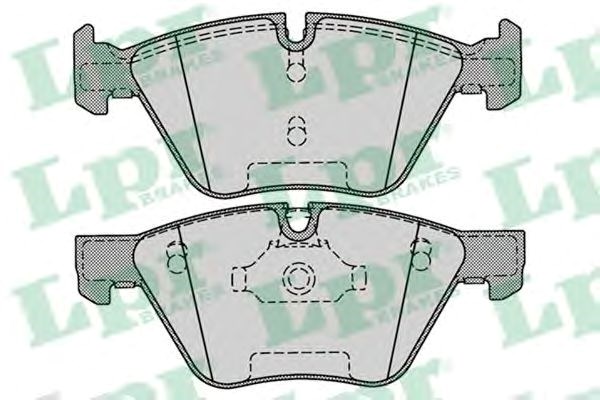 Колодки гальмівні дискові комплект 05P1271 LPR