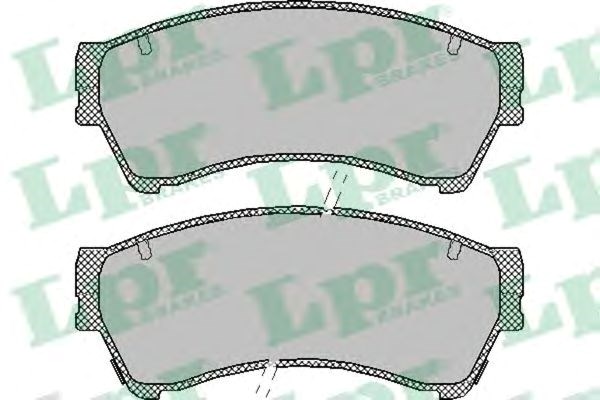 Колодки передні 05P1413 LPR