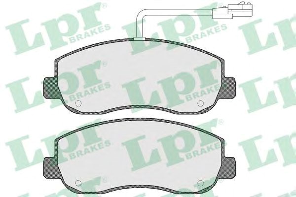 Колодки передні 05P1579 LPR