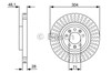 Гальмо дискове переднє 0986479A89 BOSCH