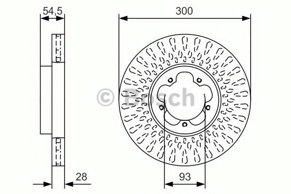 Ротор гальмівний 0986479B11 BOSCH