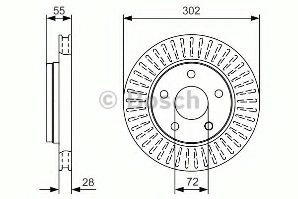 Ротор гальмівний 0986479C38 BOSCH