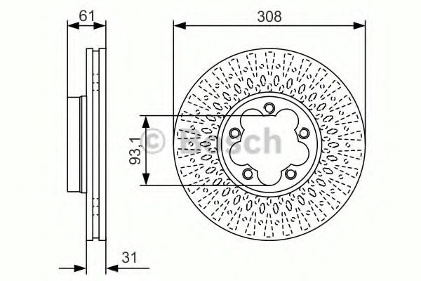 Ротор гальмівний 0986479C99 BOSCH