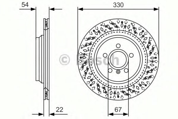 Задні дискові гальма 0986479D11 BOSCH