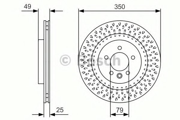 Задні дискові гальма 0986479D31 BOSCH