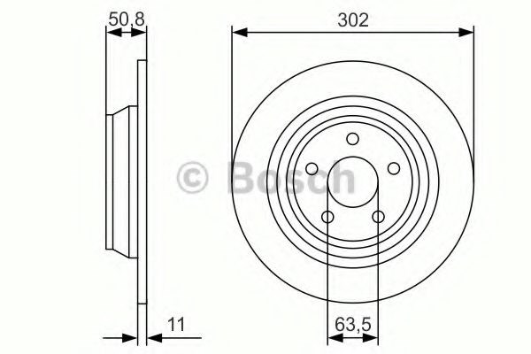 Задні дискові гальма 0986479D37 BOSCH