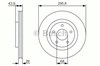 Гальмо дискове переднє 0986479R89 BOSCH