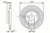 Гальмо дискове переднє 0986479T44 BOSCH