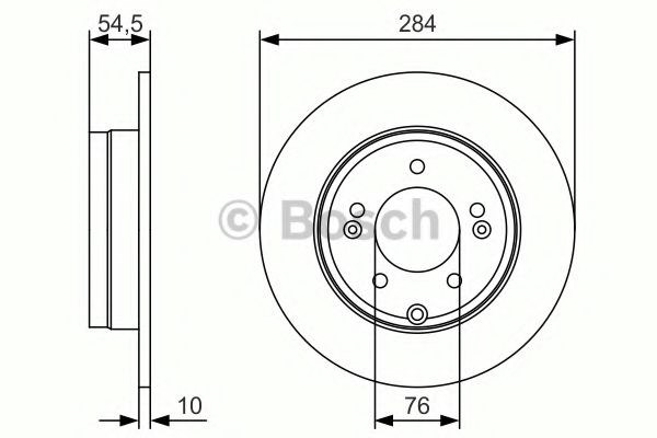 Задні дискові гальма 0986479T49 BOSCH