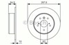 Диск гальмівний задній 0986479T69 BOSCH