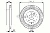 Диск гальмівний задній 0986479U44 BOSCH