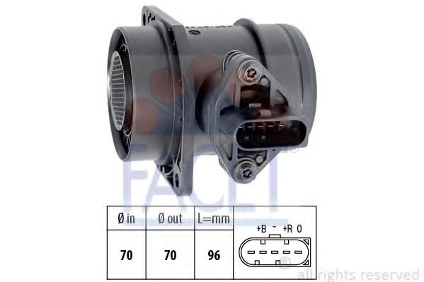 Датчик витрати повітря 101509 FACET