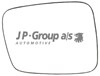 Скло дзеркала заднього виду, правого 1189302980 JP GROUP