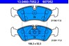 Колодки гальмівні дискові комплект 13046070522 ATE