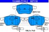 Колодки передні 13046071102 ATE