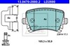 Колодки на гальмо задній дисковий 13047028802 ATE