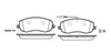 Колодки гальмівні передні, дискові Peugeot 807
