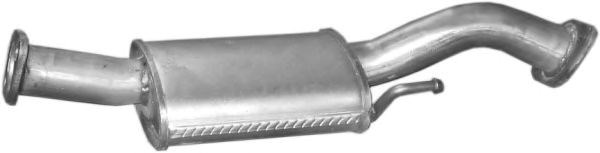 Глушитель, алюм. сталь, передн. часть mitsubishi pajero 2.8 tdi tirbo intercooler diesel 4x4 04/94-02/00 (14.95) polmostrow 1495