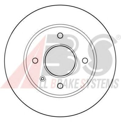 Гальмо дискове переднє 15728 ABS