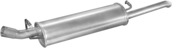 Глушитель (задняя часть) алюминизированная сталь opel vectra a 1.8-2.0i sdn (88-95) (17.39) polmostrow 1739