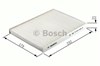 Фільтр повітряний обігрівача 1987432377 BOSCH