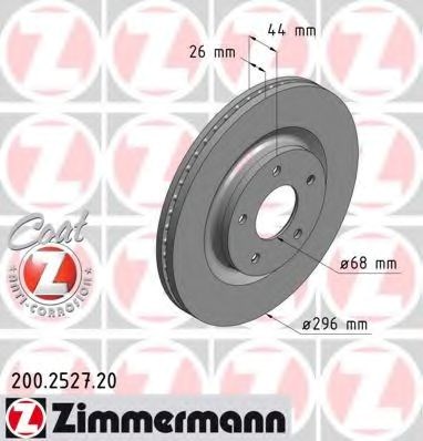 Ротор гальмівний 200252720 ZIMMERMANN