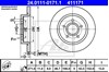 Диск гальмівний задній 24011101711 ATE