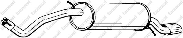 Глушник задній 278801 BOSAL