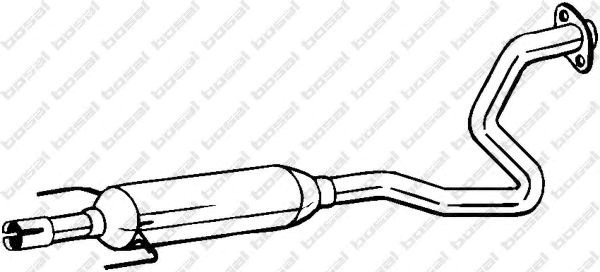Глушник передній toyotata prius 03-09 282-983