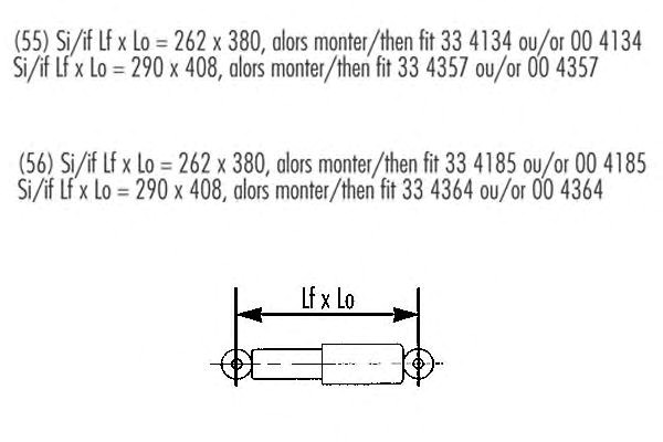 334364 record амортизатор gas задній ціна за 1 шт.упак.по 2 шт.(лівий+правий) 334364