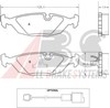 Задні гальмівні колодки 36489 ABS