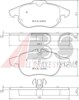 Колодки гальмівні передні, дискові 37300 ABS