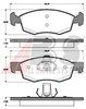 Колодки гальмівні передні, дискові 37679 ABS