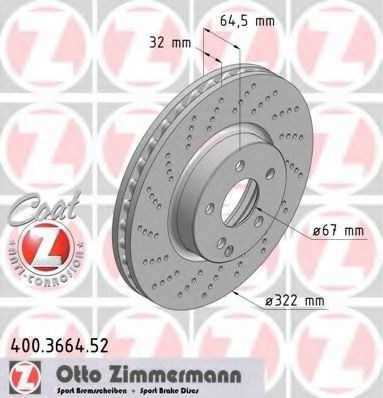 Ротор гальмівний 400366452 ZIMMERMANN