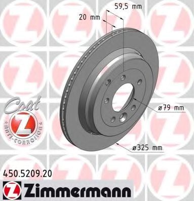 Дискові гальма 450520920 ZIMMERMANN
