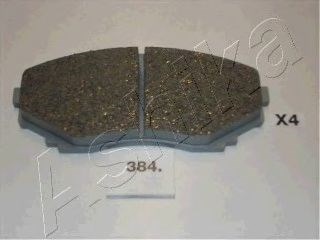 Колодки гальмівні дискові передні mazda (вир-во ashika) 5003384