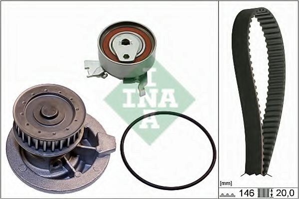Комплект ГРМ 530014730 INA