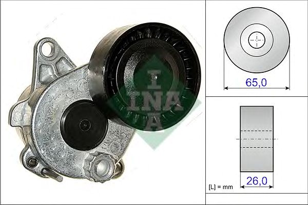 Натягувач приводного ременя 534033610 INA