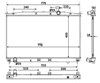 Підвіска радіатора 53942 NRF