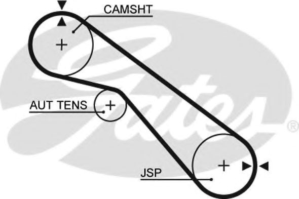 Ремінь двигуна 5405XS GATES