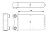Радіатор обігрівача 54252 NRF