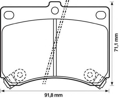 Дискові гальма 572146J BENDIX