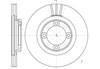 Гальмо дискове переднє 638510 REMSA