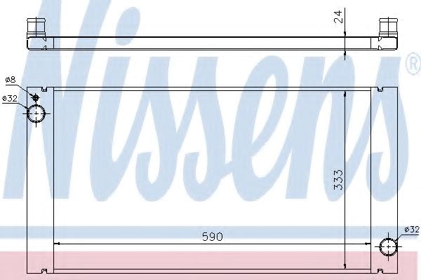 Система охолодження двигуна 69705 NISSENS